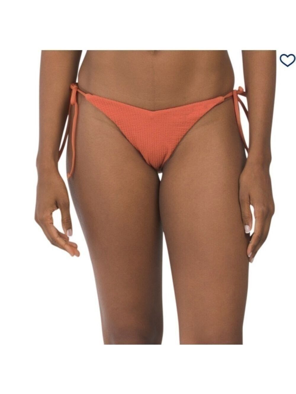 Women’s BECCA Beccaswim Pucker Up Tie Side Swim Bottom Swimwear Ginger M - Picture 4 of 15